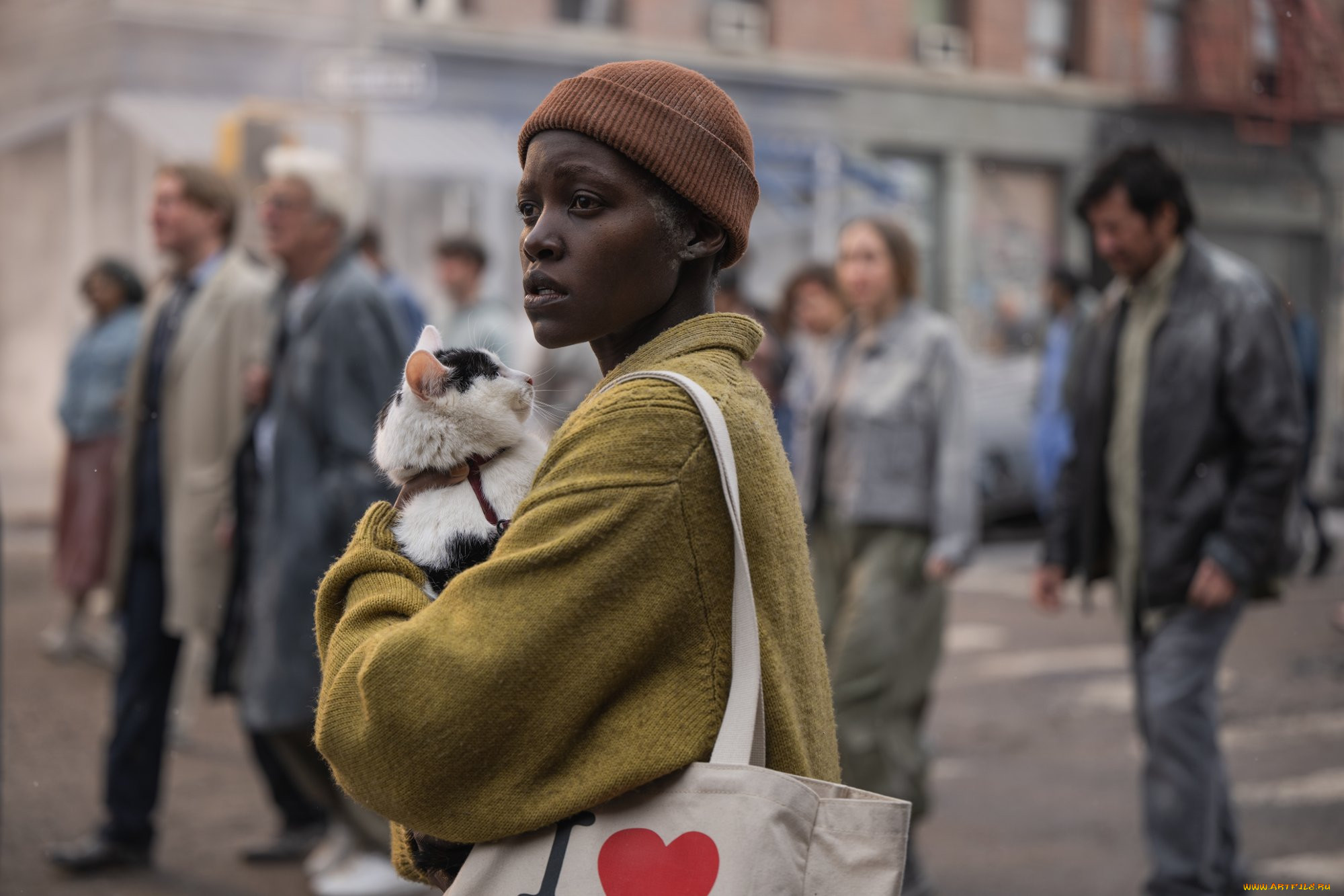 a quiet place,  day one ,  2024 ,  , a quiet place part ii, , , , , , , , lupita, nyongo, , , samira
